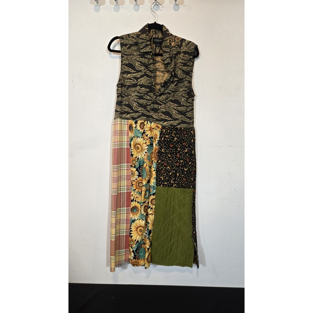 PROJECT: Upcycled Quilted And Camo Dress - Needs work